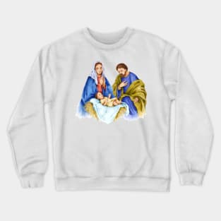 Nativity Painted Scene Crewneck Sweatshirt